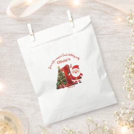 Magisches Weihnachtsmann-Geburtstagsdesign für Kin Geschenktütchen