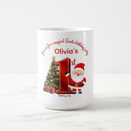 Magisches Weihnachtsmann-Geburtstagsdesign für Kin Kaffeetasse