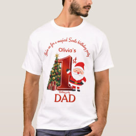 Magisches Weihnachtsmann-Geburtstagsdesign für Kin T-Shirt