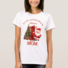 Magisches Weihnachtsmann-Geburtstagsdesign für Kin T-Shirt