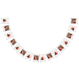Magisches Weihnachtsmann-Geburtstagsdesign für Kin Wimpelkette