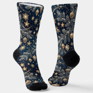 Magisches Weihnachtsmuster Socken