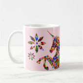 Magisches Whimsikisches Einhorn Kaffeetasse (Links)