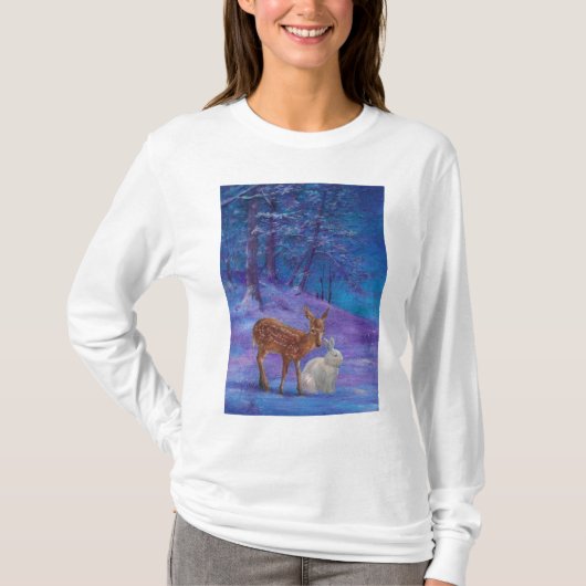 MAGISCHES WINTER-HOLZ T-Shirt (Vorderseite)