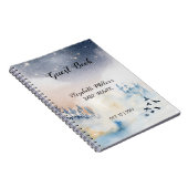 Magisches Winter Landscape Baby Shower Gästebuch Notizblock (Rechte Seite)