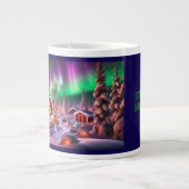Magisches Winterwunderland: Santa's Village Jumbo-Tasse (Vorderseite)