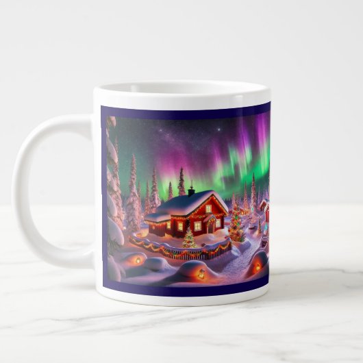 Magisches Winterwunderland: Santa's Village Jumbo-Tasse (Links)