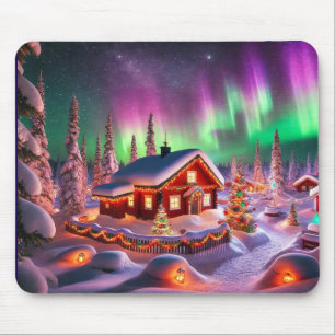Magisches Winterwunderland: Santa's Village Mousepad