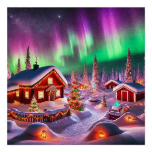 Magisches Winterwunderland: Santa's Village Poster