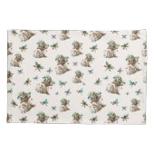 Magisches Woodland Fairy Dragonfly Muster Kissenbezug (Rückseite)