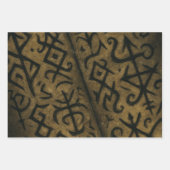 Magisches Wrapping Paper Flat Sheet Set 3 Geschenkpapier Set (Vorderseite 2)