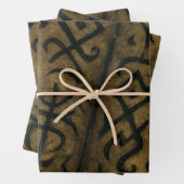 Magisches Wrapping Paper Flat Sheet Set 3 Geschenkpapier Set (Beispiel)