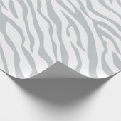 Magisches Zebra-Streifen-Klicken, zum der grauen Geschenkpapier (Ecke)