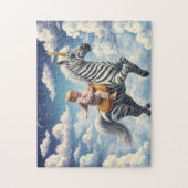 Magisches Zebro Einhorn Puzzle (Vertikal)
