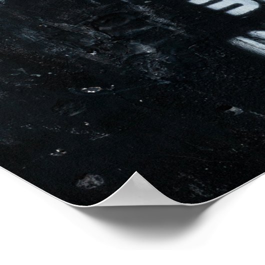 MAGISCHES ZEICHEN DER SCHWARZEN UND WEISSEN LIEBE POSTER (Ecke)