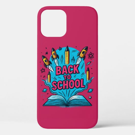Magisches Zurück zur Schule - Fantasiedesign Case-Mate iPhone Hülle (Rückseite)