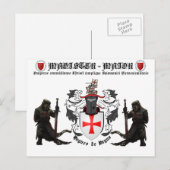 Magister Maior Nr. 01 Postkarte (Vorne/Hinten)