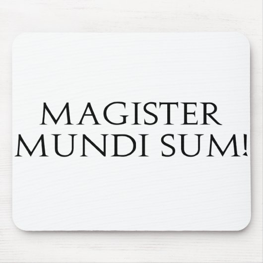 Magister Mundi Summe! Mousepad (Vorne)