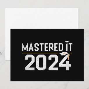 Magisterabschluss Meisterhaft 2024 Master-Abschlus Einladung