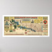 Magistrale des Custers - 1925 Poster (Vorne)