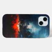 Magma Abstrakt Art Case-Mate iPhone Hülle (Rückseite (Horizontal))