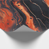 Magma Bloom Geschenkpapier (Ecke)