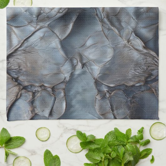 Magma Bloom Geschirrtuch (Gefaltet)