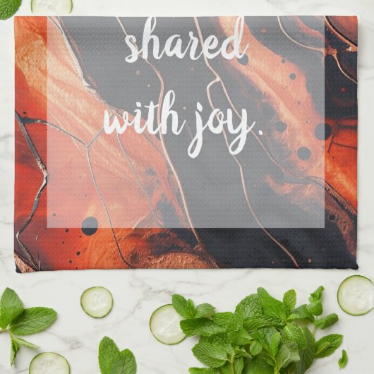 Magma Bloom Kitchen Handtücher (Gefaltet)