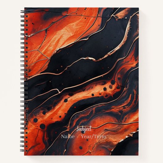 Magma Bloom Notizblock (Vorderseite)