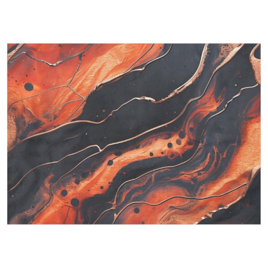 Magma Bloom Tischdecke (Vorderseite (Horizontal))