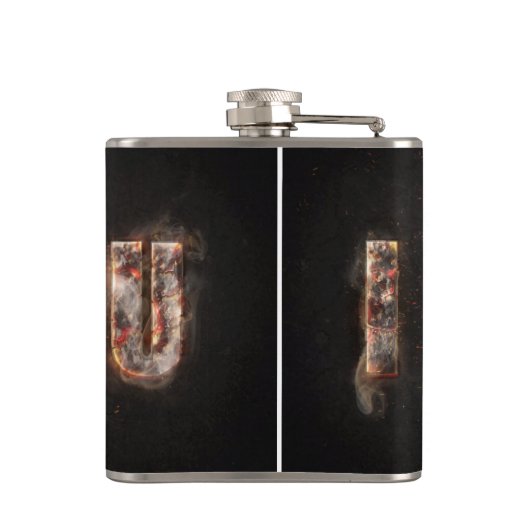 Magma-Effekt Flachmann (Rückseite)