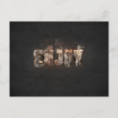 Magma-Effekt Postkarte (Vorderseite)