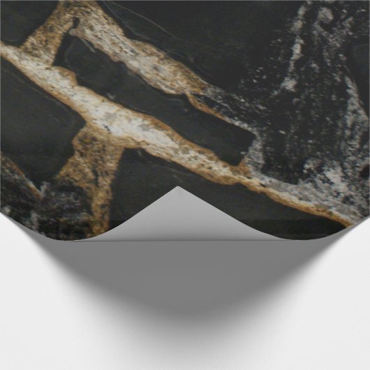 "Magmagold" Granitblick PACKPAPIER (Ecke)