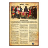 MAGNA CARTA 1215 - Englischer Text Fotodruck (Vorne)