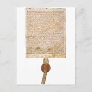Magna Carta 1297 Version Postkarte