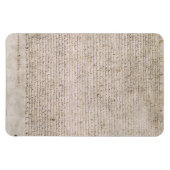 Magna Carta - Befreiung von 1215 Baumwolle MS Magnet (Horizontal)