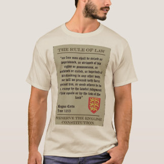 Magna Carta - Beibehaltung der Verfassung T-Shirt