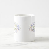 Magna Carta (lateinisch) Kaffeetasse (Mittel)