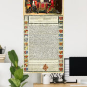 MAGNA CARTA Libertatum Poster (Heimbüro)