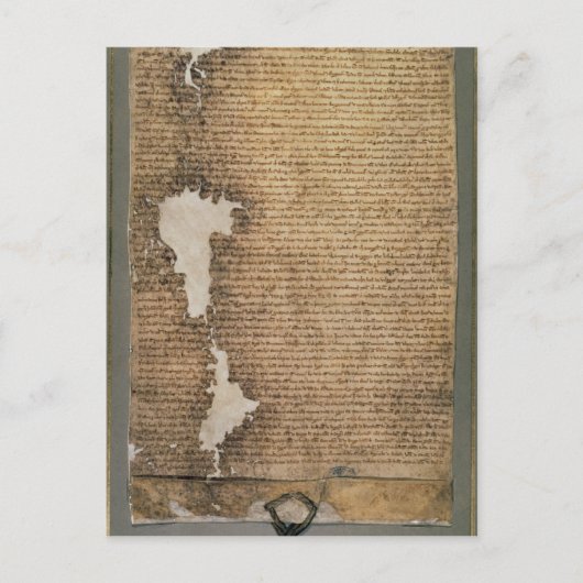 Magna Carta of Liberties, Dritte Version Postkarte (Vorderseite)