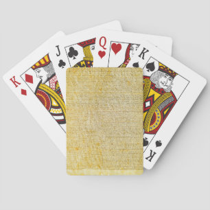 Magna Cartatext Spielkarten