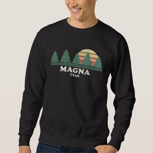 Magna UT Vintage Throwback Tee Retro 70s Design (Vorderseite)
