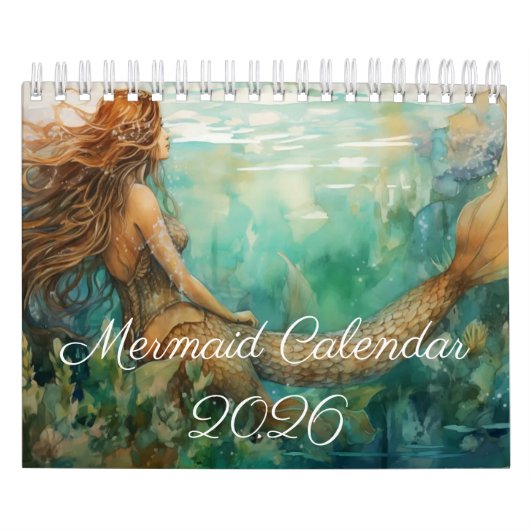 Magnadenkalender, 2025 Kalender, Meerjungfrau Kalender (Titelbild)