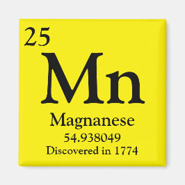 Magnanese Periodic Table Magnet