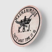 Magnanimous KBJ Commemorative Wall Clock Runde Wanduhr (Winkel)