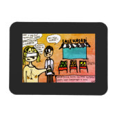 Magneet Vrouwe Justitia doet geen boodschappen Magnet (Horizontal)