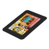 Magneet Vrouwe Justitia doet geen boodschappen Magnet (Linke Seite)