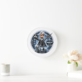 Magnesium ATOMIVRA Runde Wanduhr (Zuhause)
