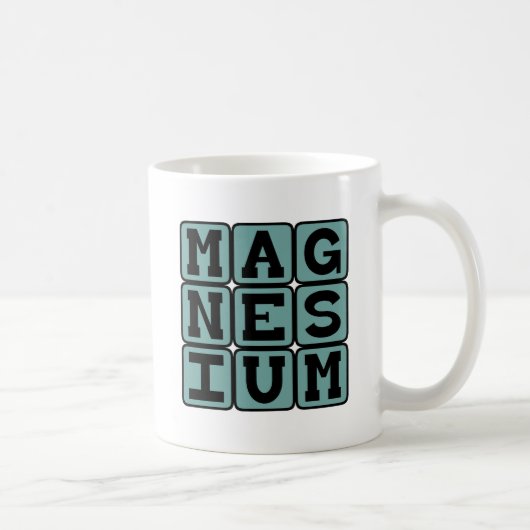 Magnesium, chemisches Element Kaffeetasse (Rechts)