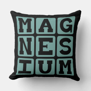 Magnesium, chemisches Element Kissen